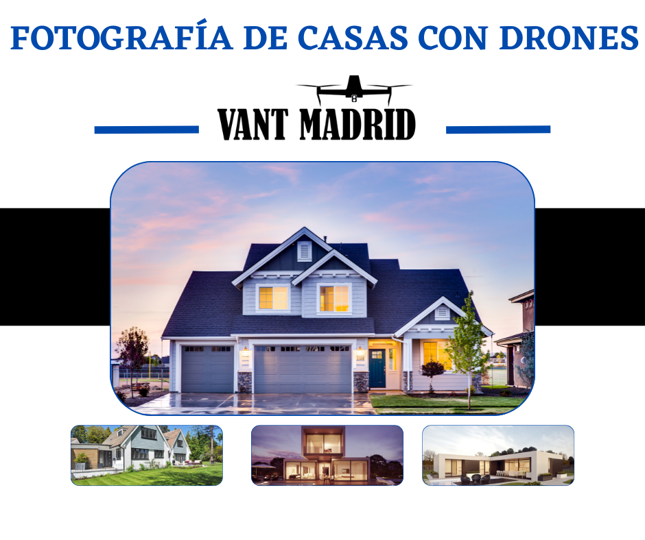 Fotografía de casas con drones